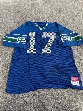 Seattle Seahawks #17 Blue Mesh Football Jersey